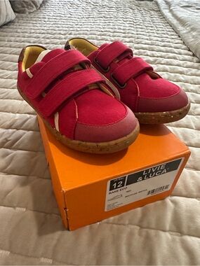 NWT Livie and Luca kids Rake Eco Sneaker Red size 12